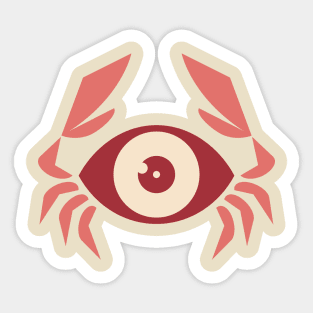 Mystic crab Sticker